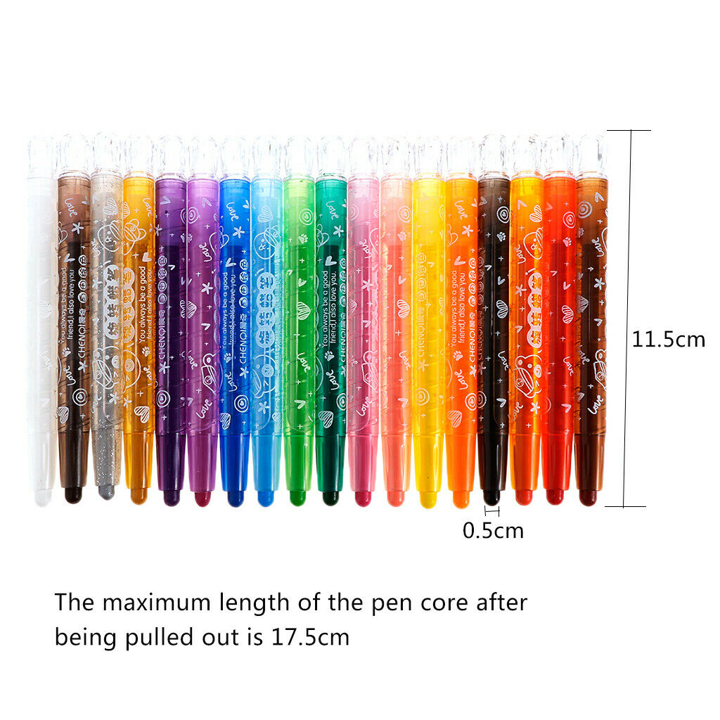 18 colors crayon crayon pastel pencil for handicraft drawing of the