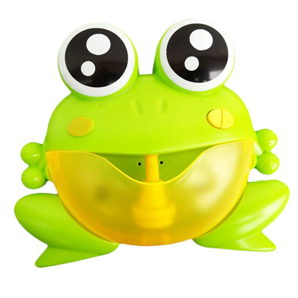 Battery Powered Automatic Frog Bubble Machine, Portable Bubbles Maker for Kids