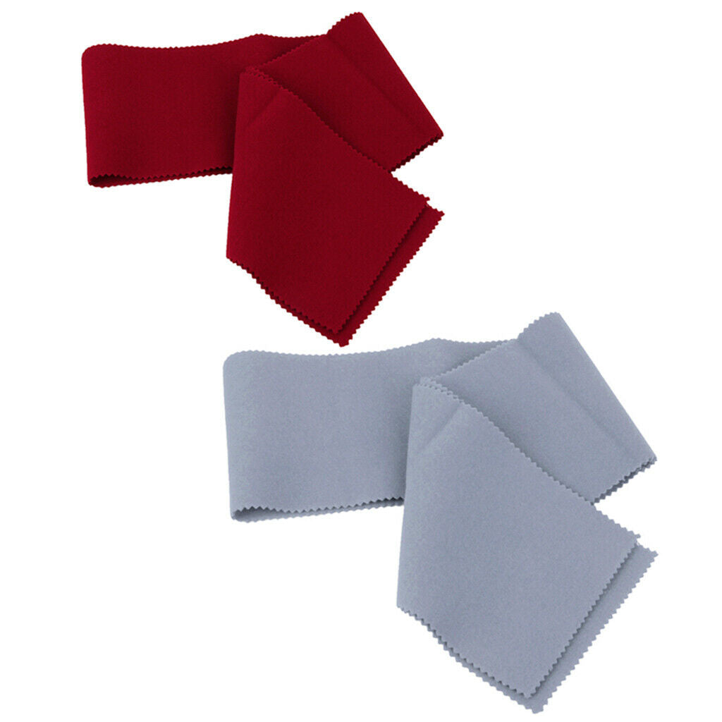 2 Pieces Wool Piano Soft Keyboard Key Dustproof Cover Cloth