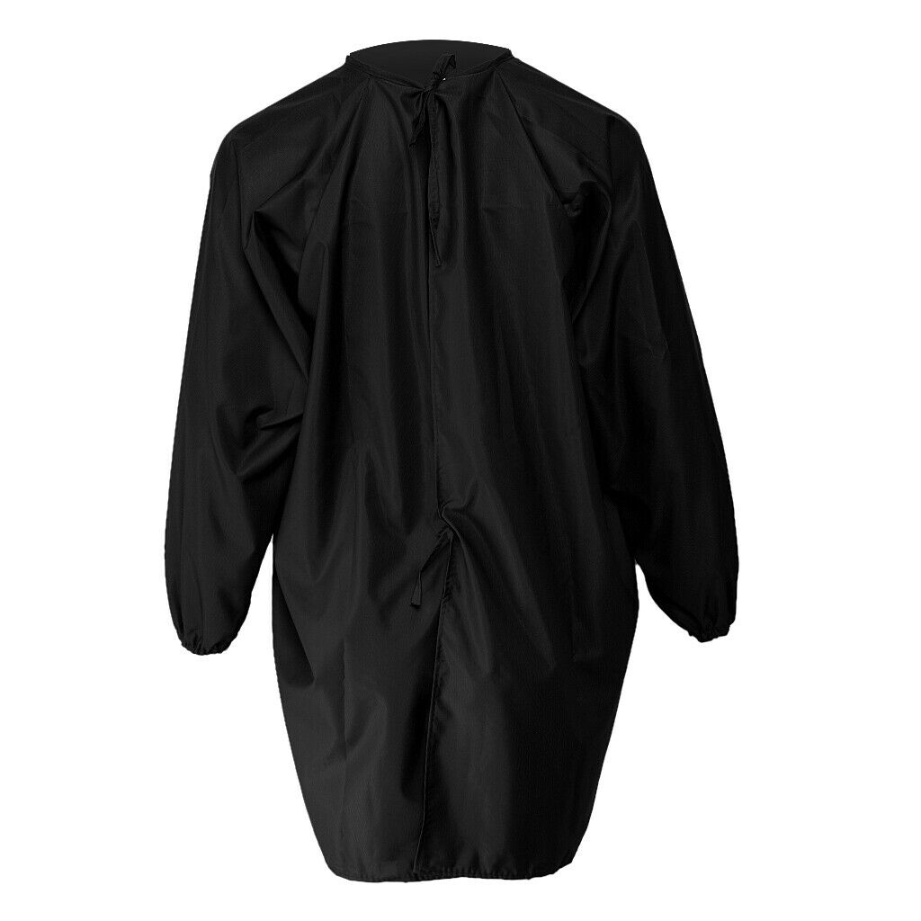 2Pcs Stylist Hairdresser Apron Barber Cape for Salon Spa Hairdressing Black