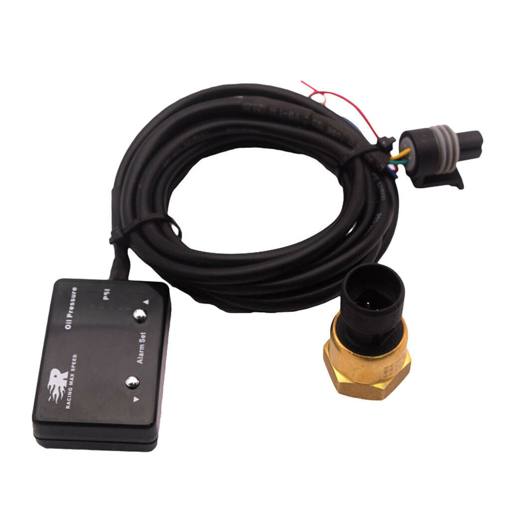 1/8 NPT Pressure Meter Digital Oil Pressure Gauge Oil Press Sensor 0-120PSI