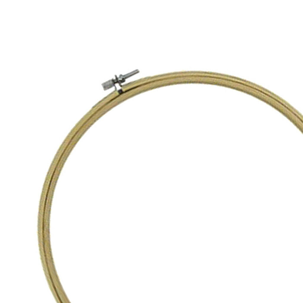 2 Sizes Set 100% Bamboo Embroidery Hoop Wooden Cross Stitch Circle Frame DIY