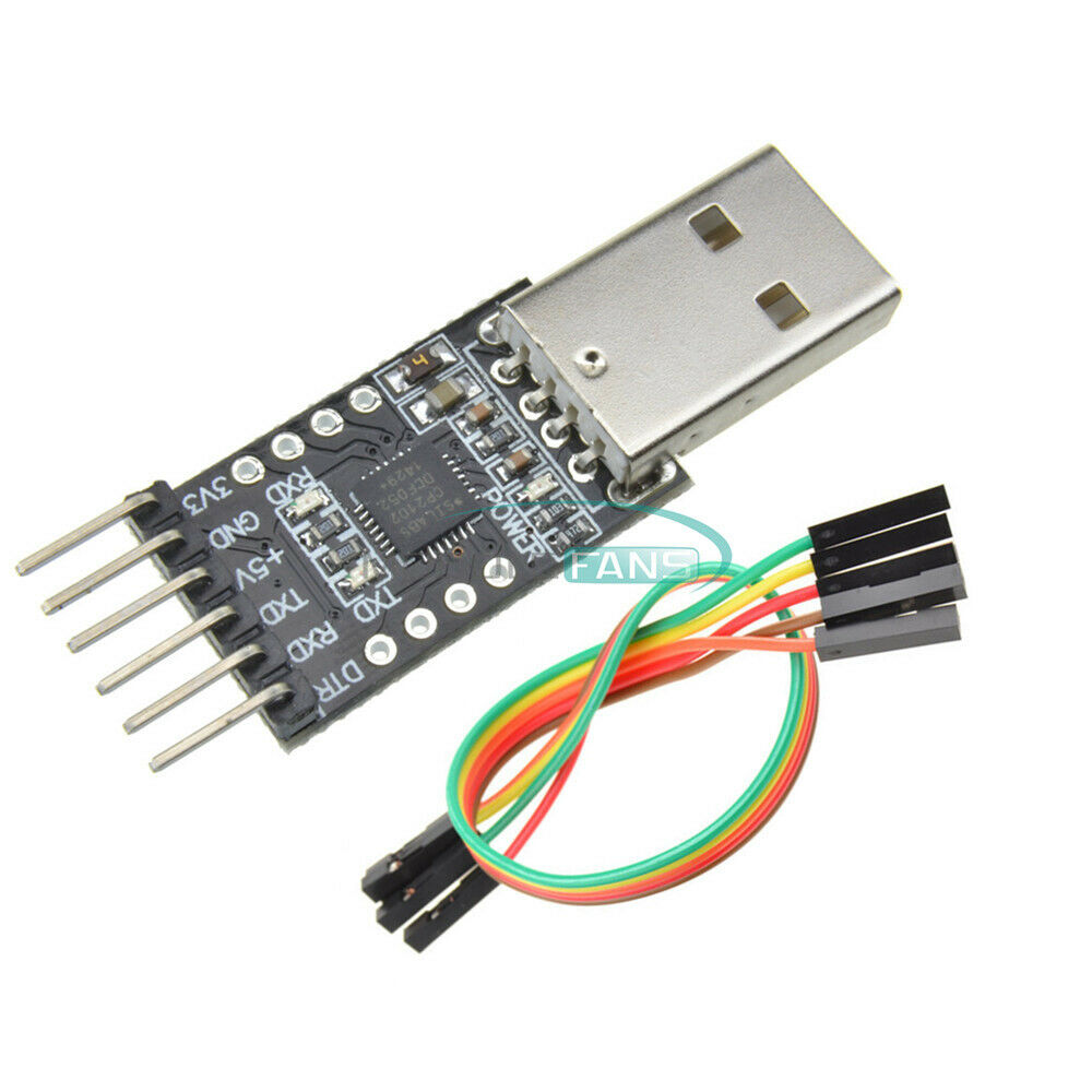 CP2102 USB 2.0 to UART TTL 6PIN Module Serial Converter with Free Cables