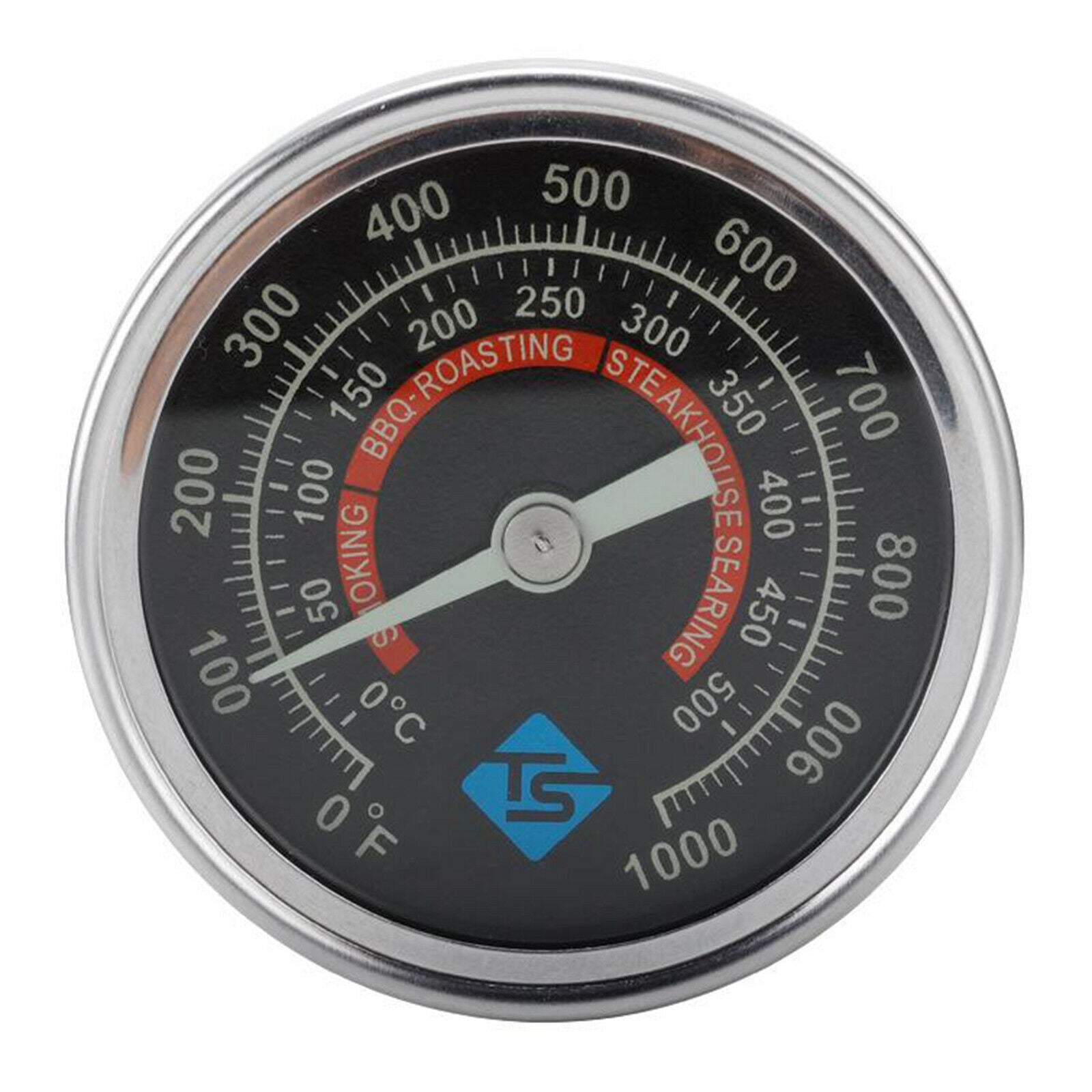 Heavy Duty BBQ Smoker Grill Thermometer Waterproof Barbecue for Wood Stove