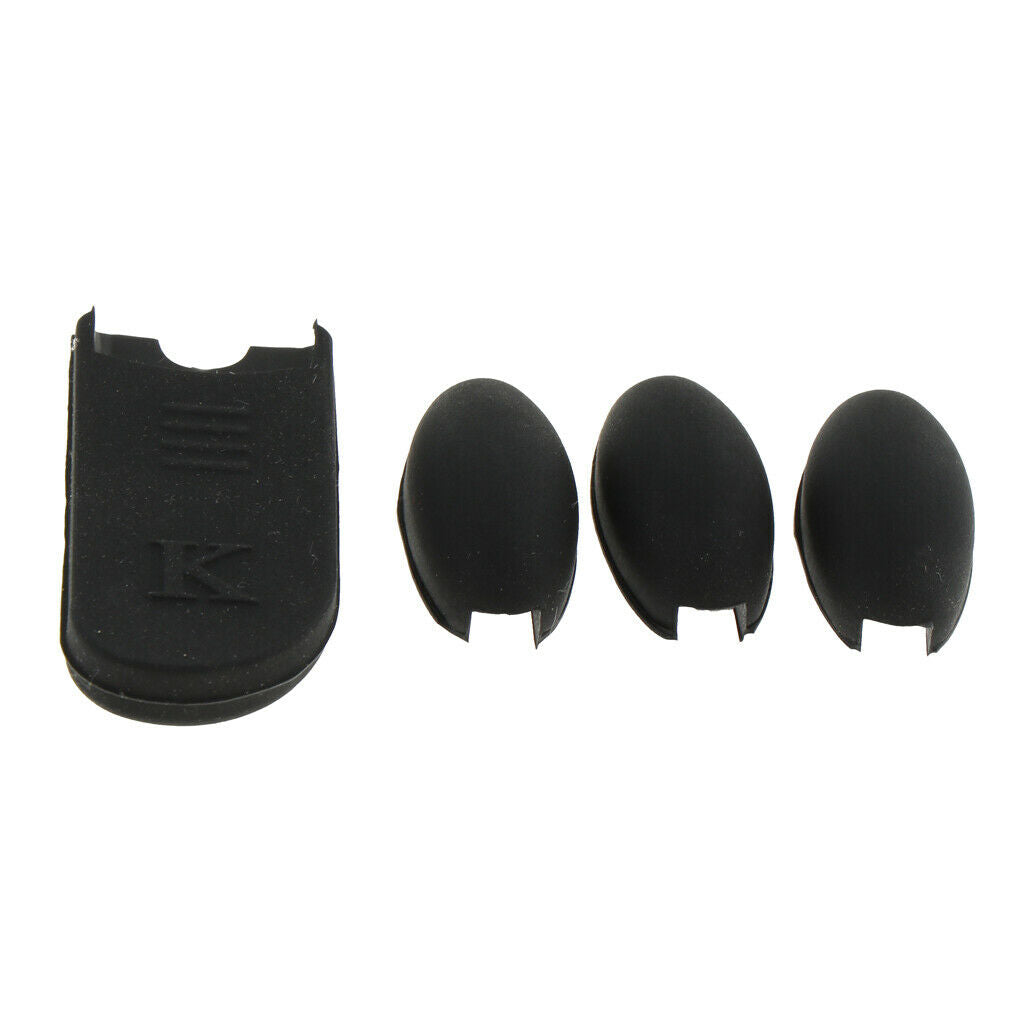 3 Pieces Rubber Sax Palm Key Riser And  Finger Rest for