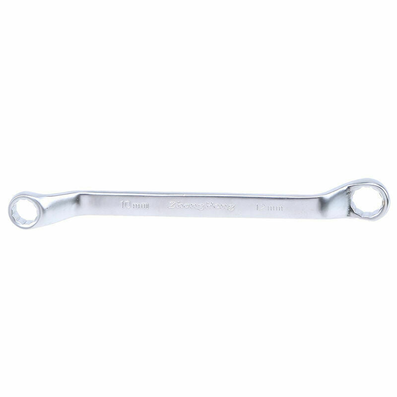 10mm/12mm Wrench Double Ring Offset Spanner Hand Tool Set Dirt Pit Bike Motors