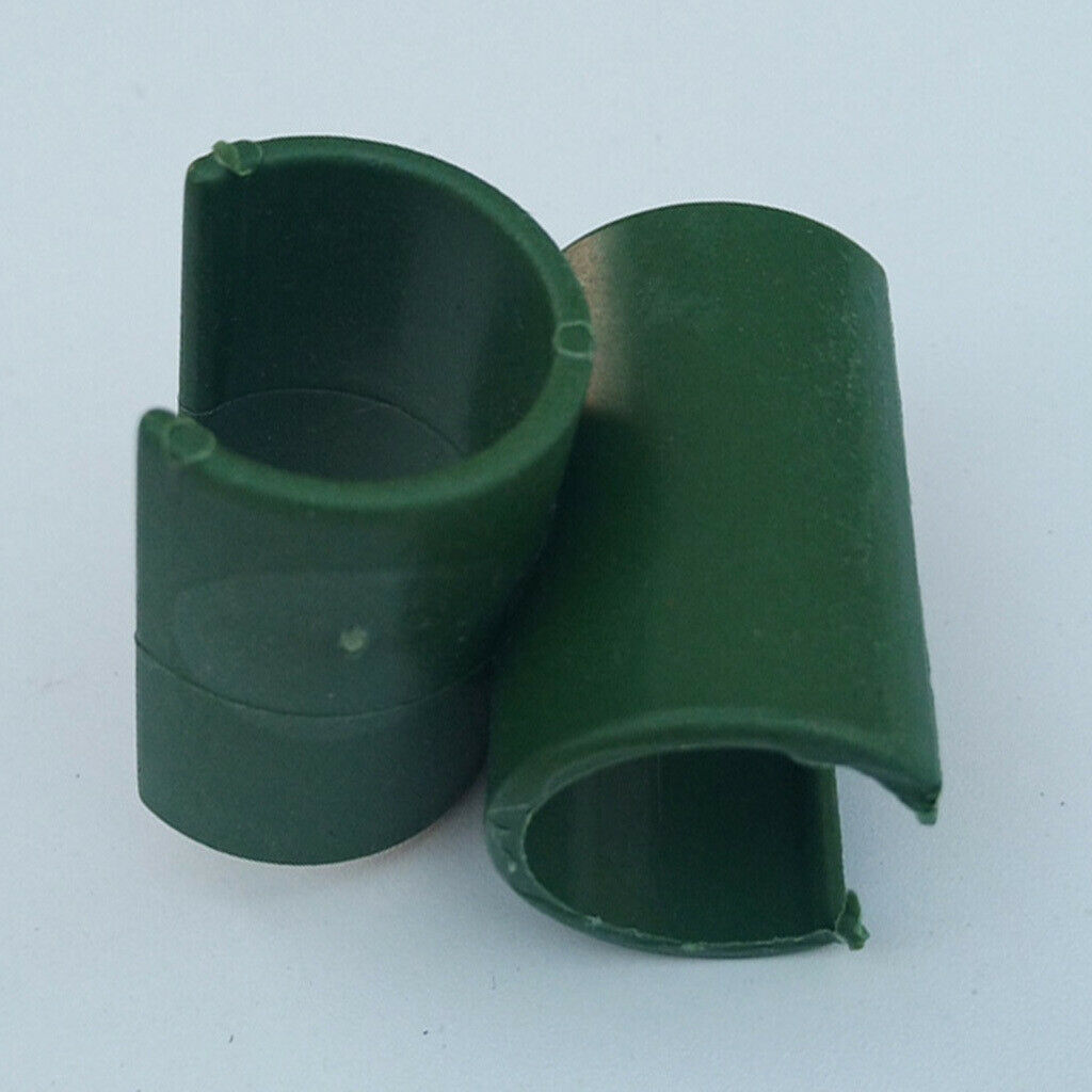 20x Plant Stakes Connectors Plastic Cross Clips Garden Clamp 16mm+20mm