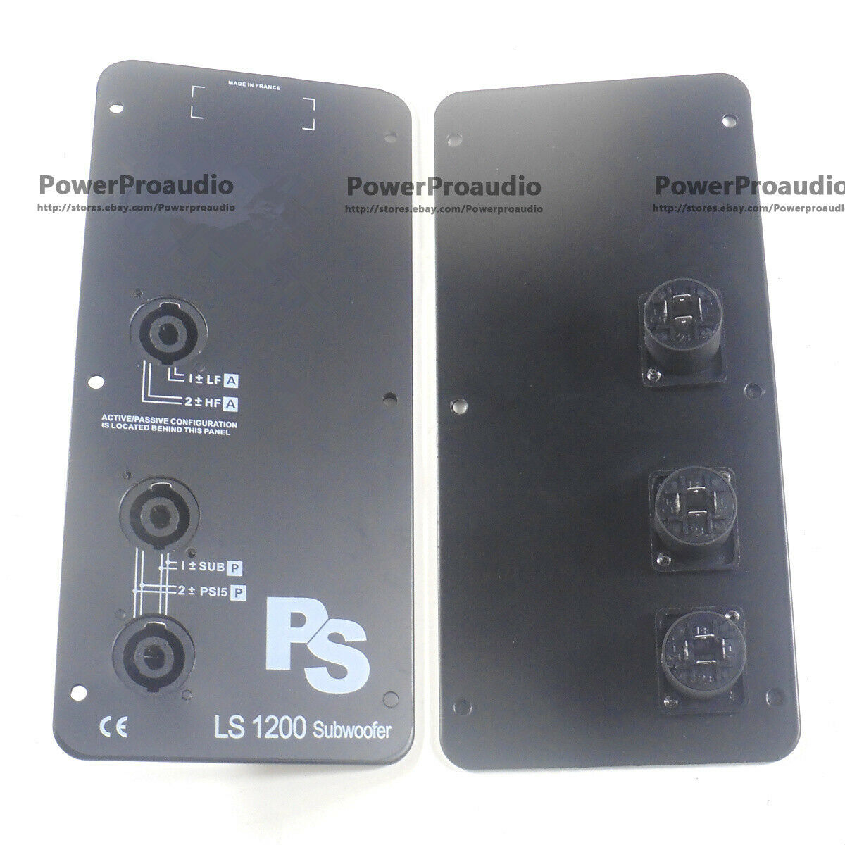 2pcs Back Panel W/ Connectors & Switch Replacement  For NEXO PS 15 Speaker