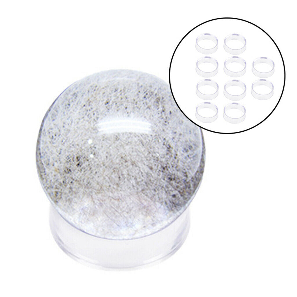 20pcs Acrylic Display Stand Crystal Ball Marble Stone Base