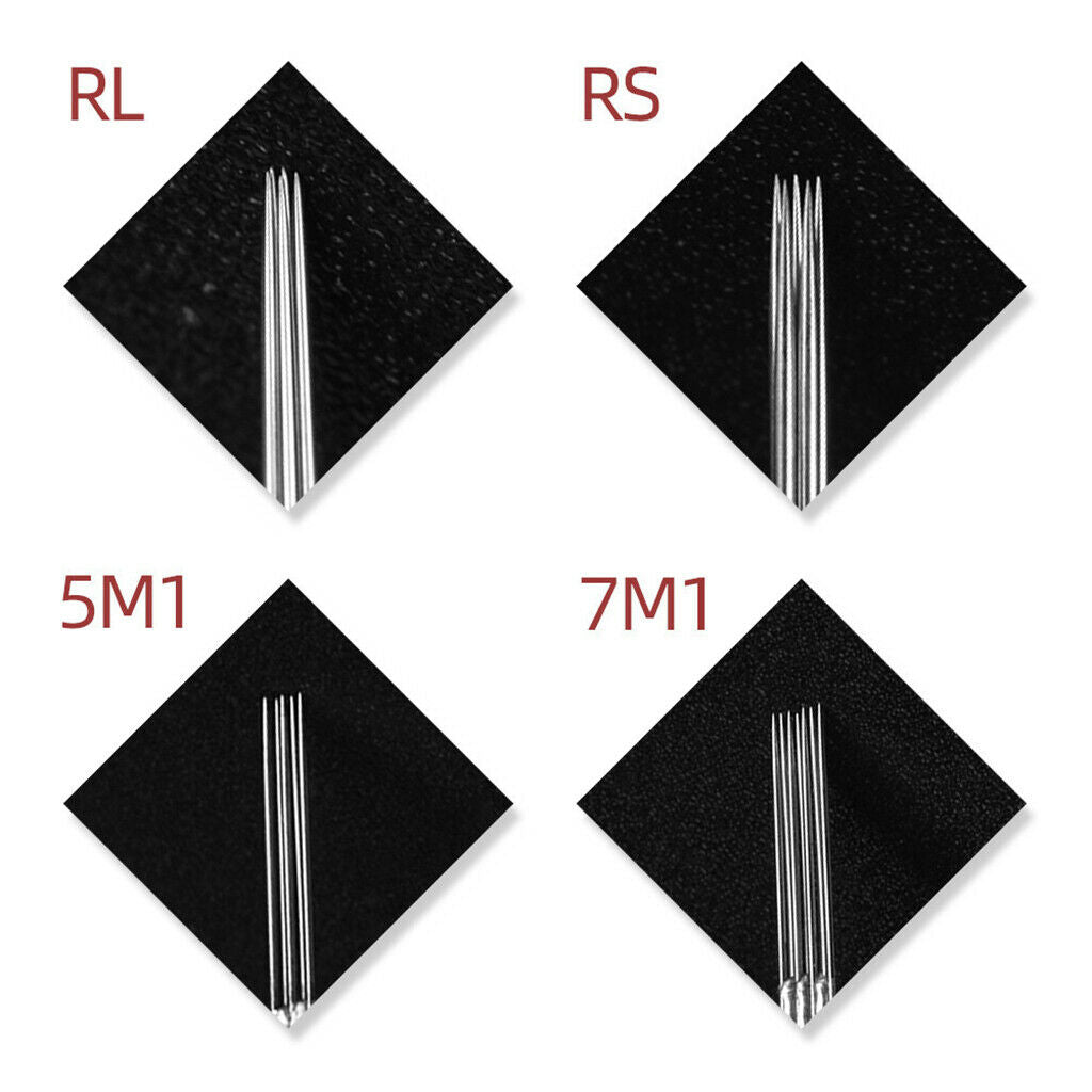 New Tattoo Kit Transfer Paper 50Pcs Needle Microneedle 9RL 5RS 7RS 9RS