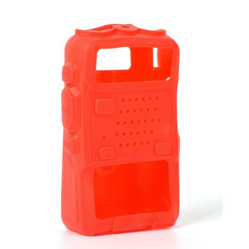 Prettyia 5x Silicone Cover Shell for   UV5R UV-5RA UV-5RB UV-5RC