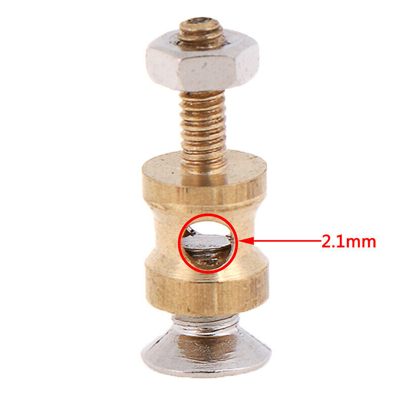 10Pcs Brass Linkage Stopper for 2.1mm Pushrod Connector for RC plane Mode.l8