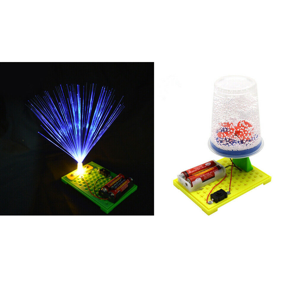 Kid Science Experiment Kits - DIY Electric Electrostatic Snow & Colorful Fiber
