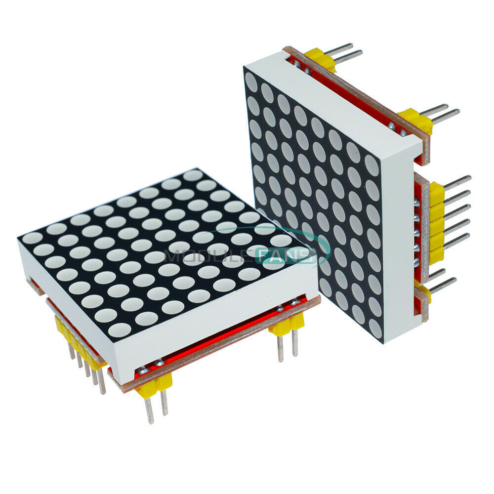 MAX7219 LED Dot Matrix Arduino Microcontroller Display Module Control 5V/3.3V