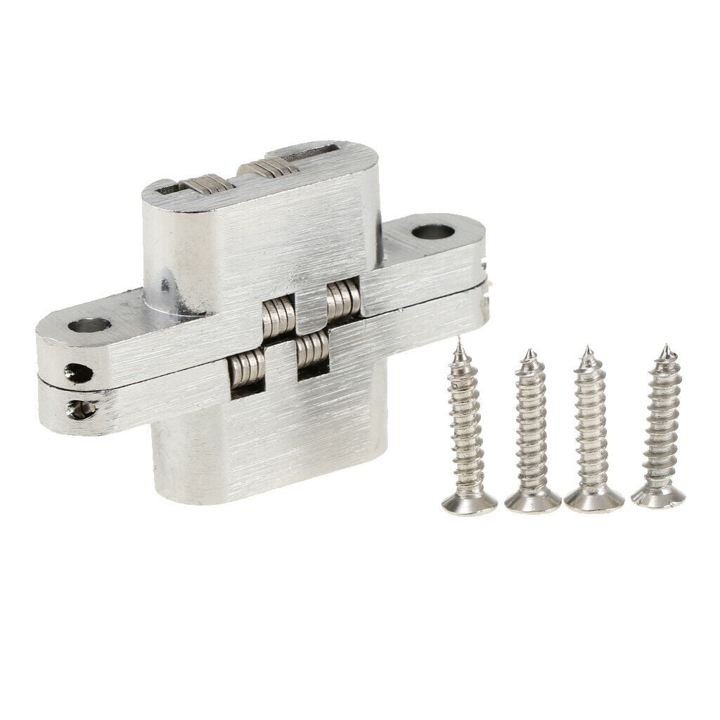 Heavy Duty Cross Hinges Invisible Folding Door Furniture Hinges 10kg Bearing