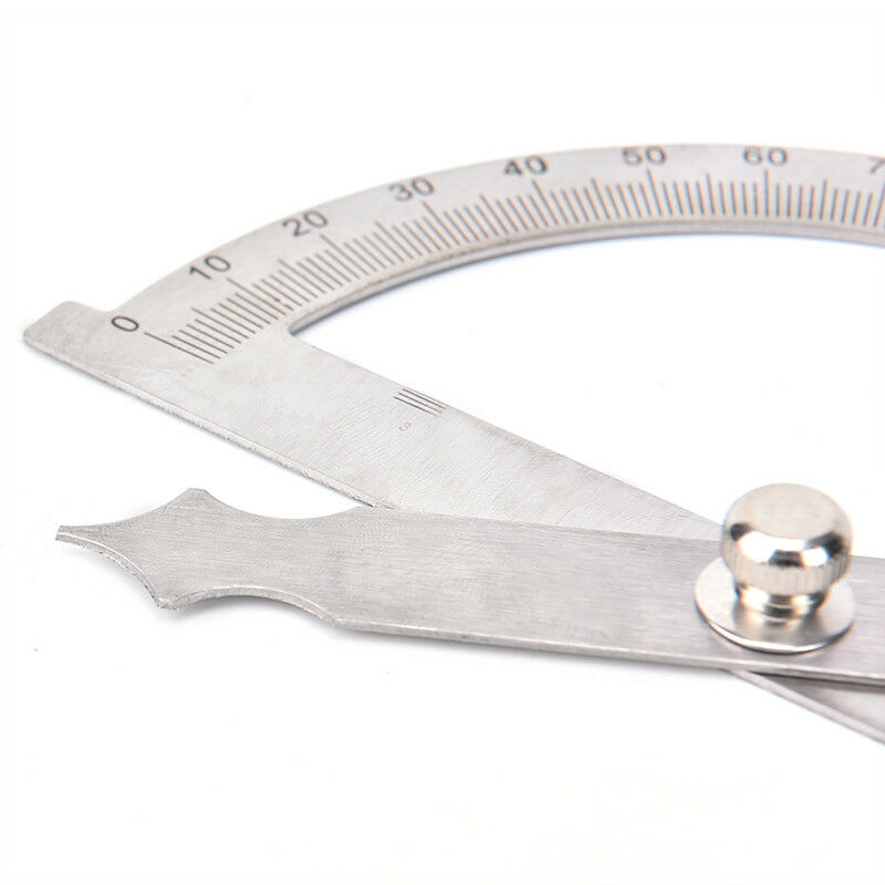 180 Degree protractor finder stainless steel rotary angle ruler measuring too SJ
