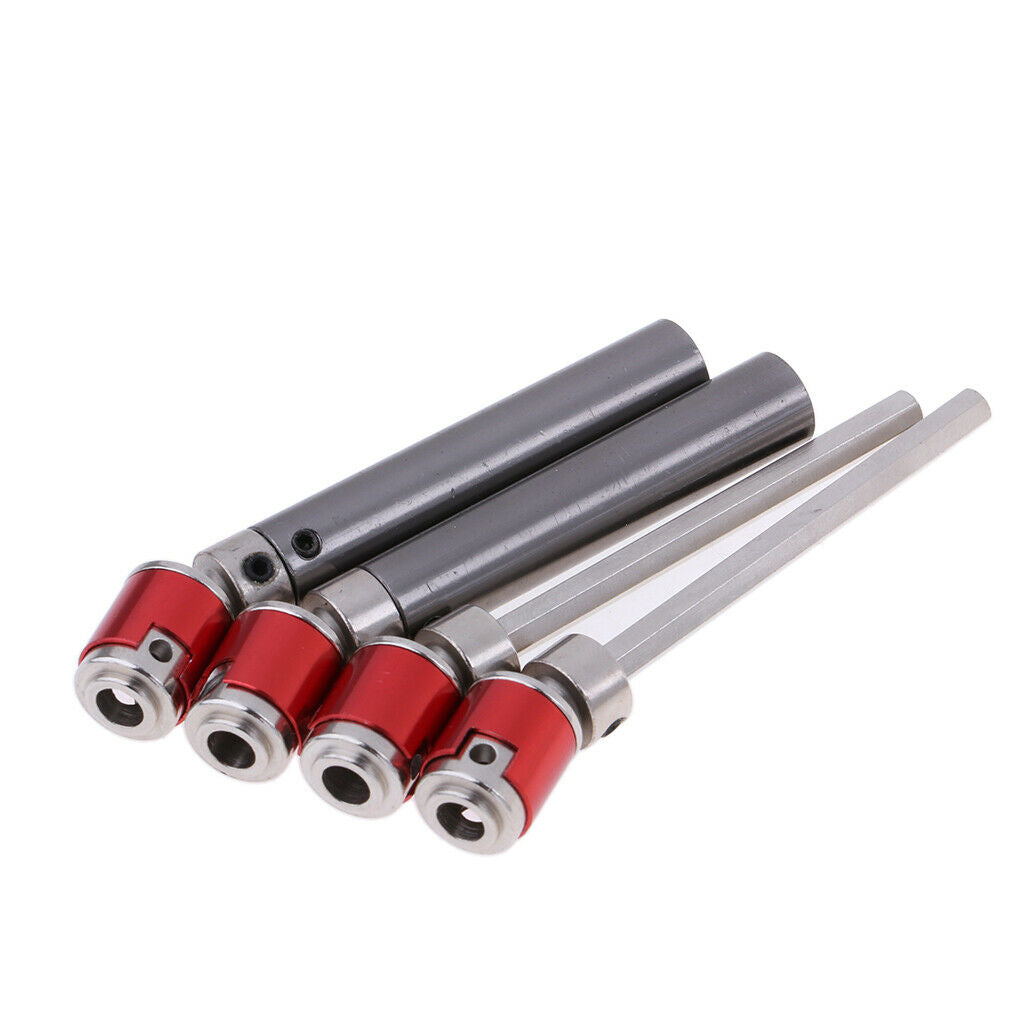 2x 110-138mm Universal Drive Shaft Stainless Steel for RC Crawlers D90 SCX10