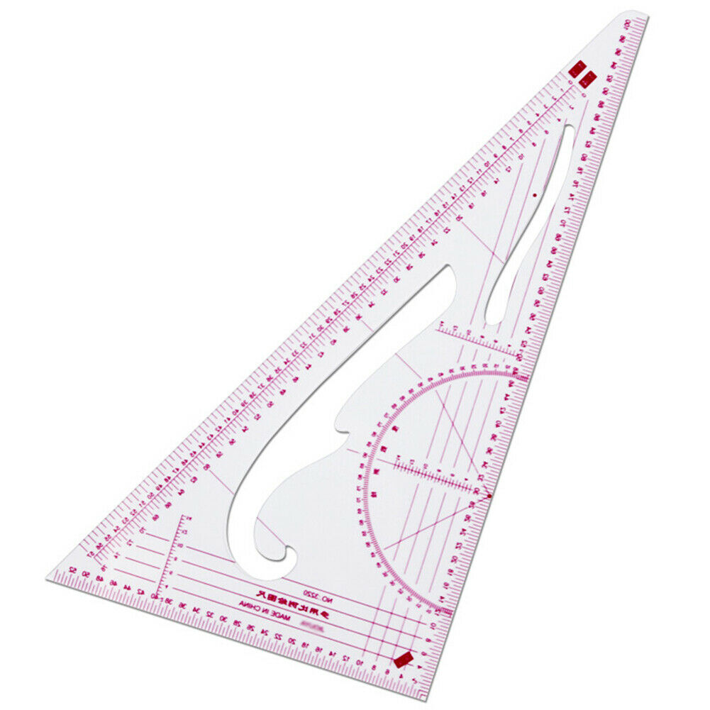 4pcs Tailor Measuring Ruler Yardstick Sleeve Sewing Clothes Drawing Ruler @