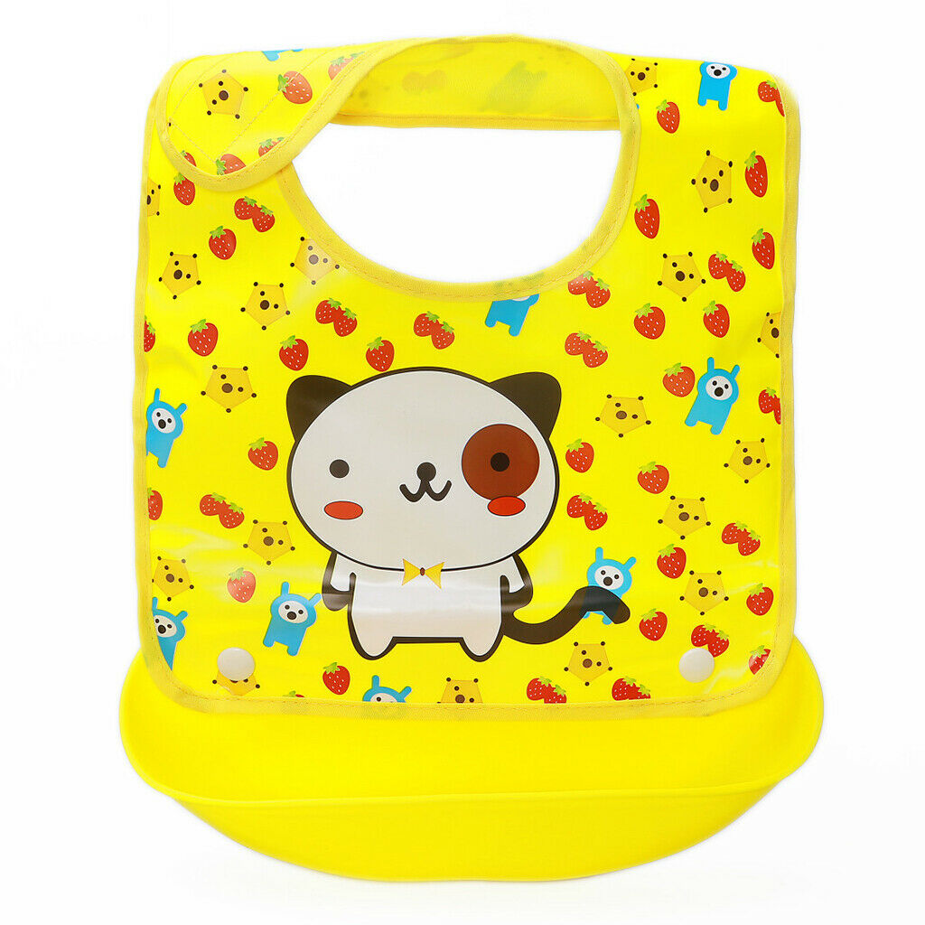 Waterproof Silicone Baby Washable Roll Up Feeding Eating Baby Bib Style 12