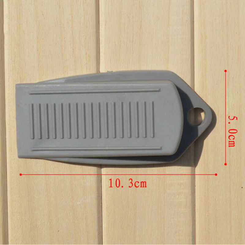 3pcs Door Stop Rubber Wedge Stopper Home Office Kids Baby Finger Safety Doorstop