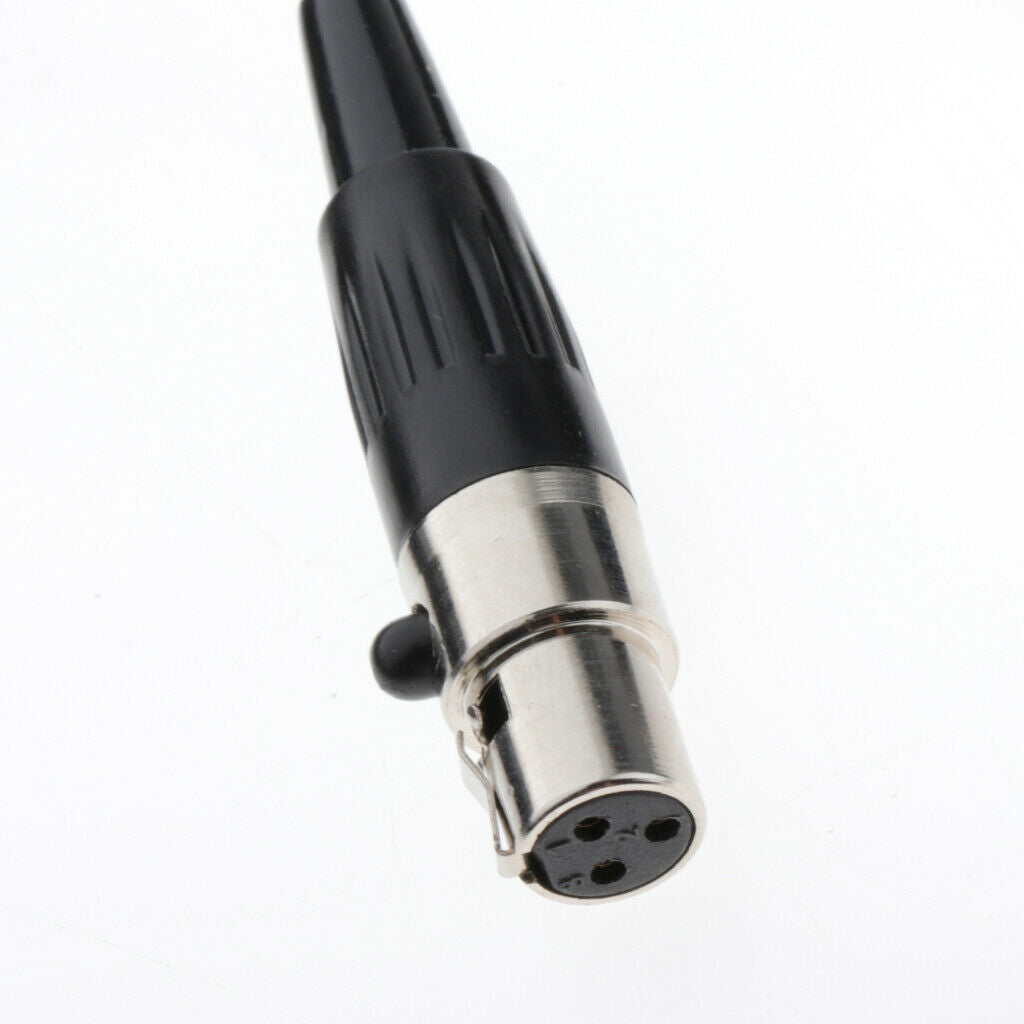 Professional 3 Pin Microphone Condenser Lapel Metal Tie Clip for Transmitter