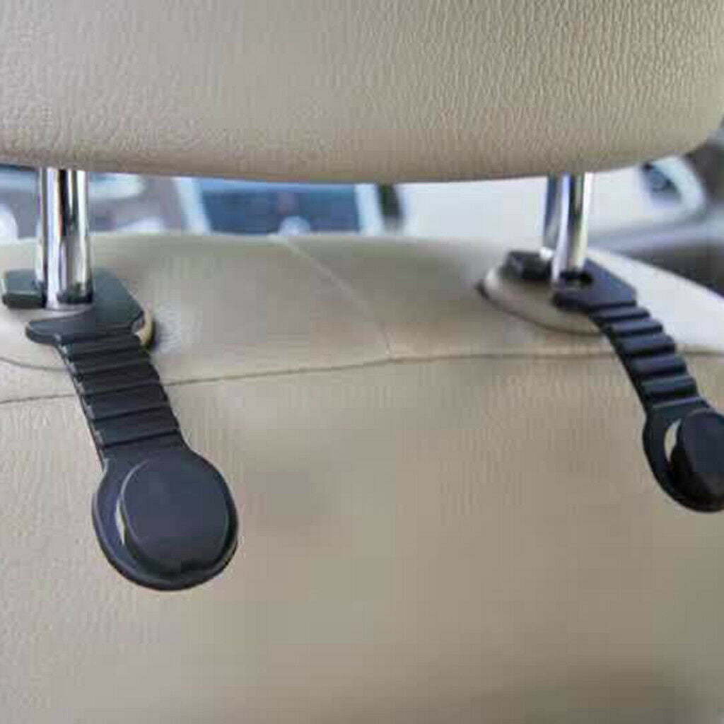 2 Pieces Universal Car Back Seat Headrest Hangers Storage Hooks
