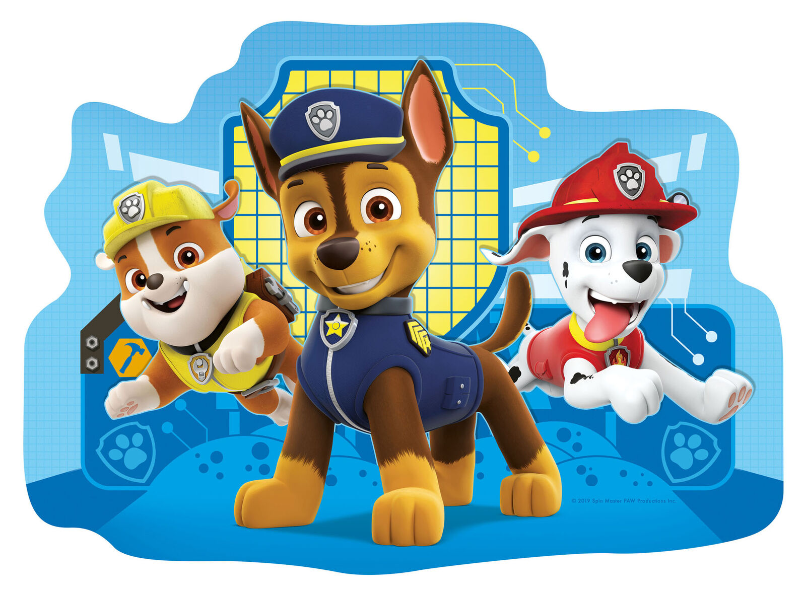 03028 Ravensburger Paw Patrol Four Large Shaped Jigsaw Puzzles 10,12,14,16pcs