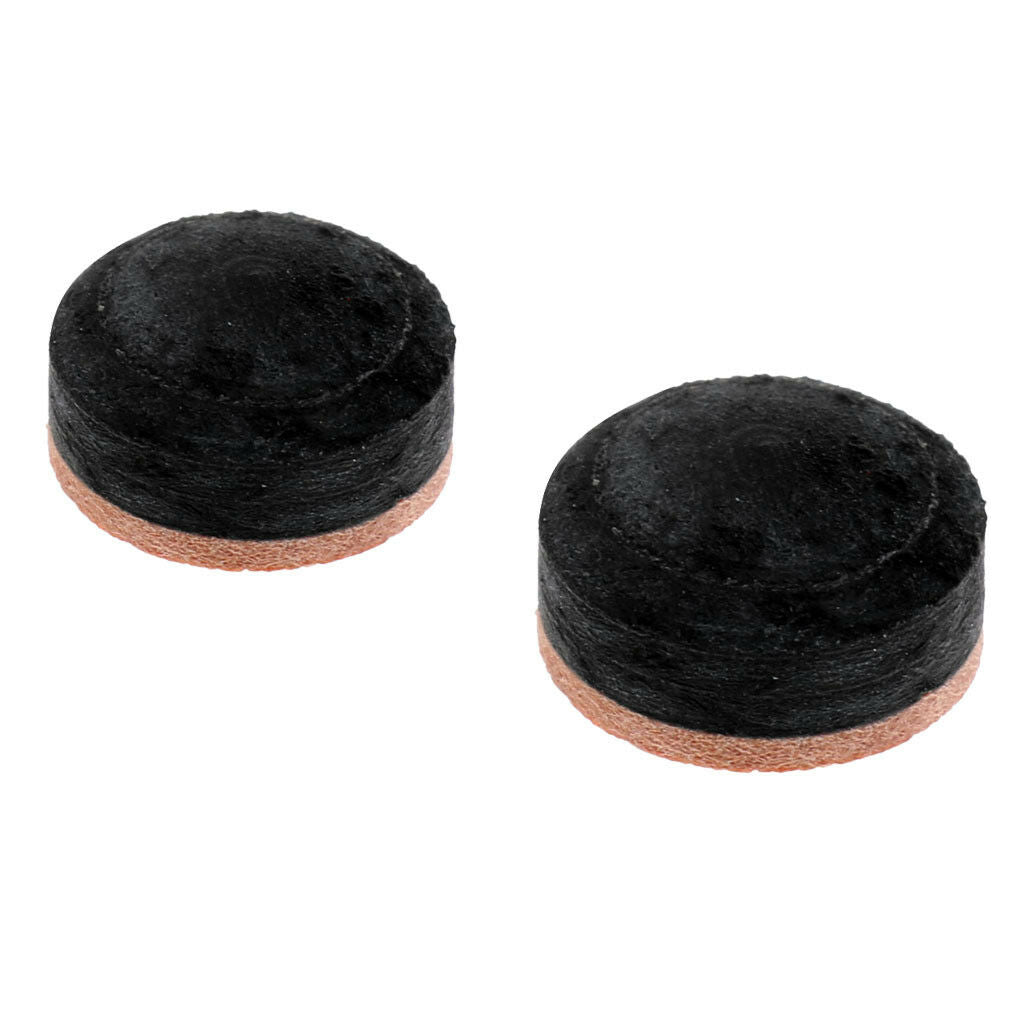 Snooker Cue Tips Pool Billiards Accessories Brown 11mm + 13mm