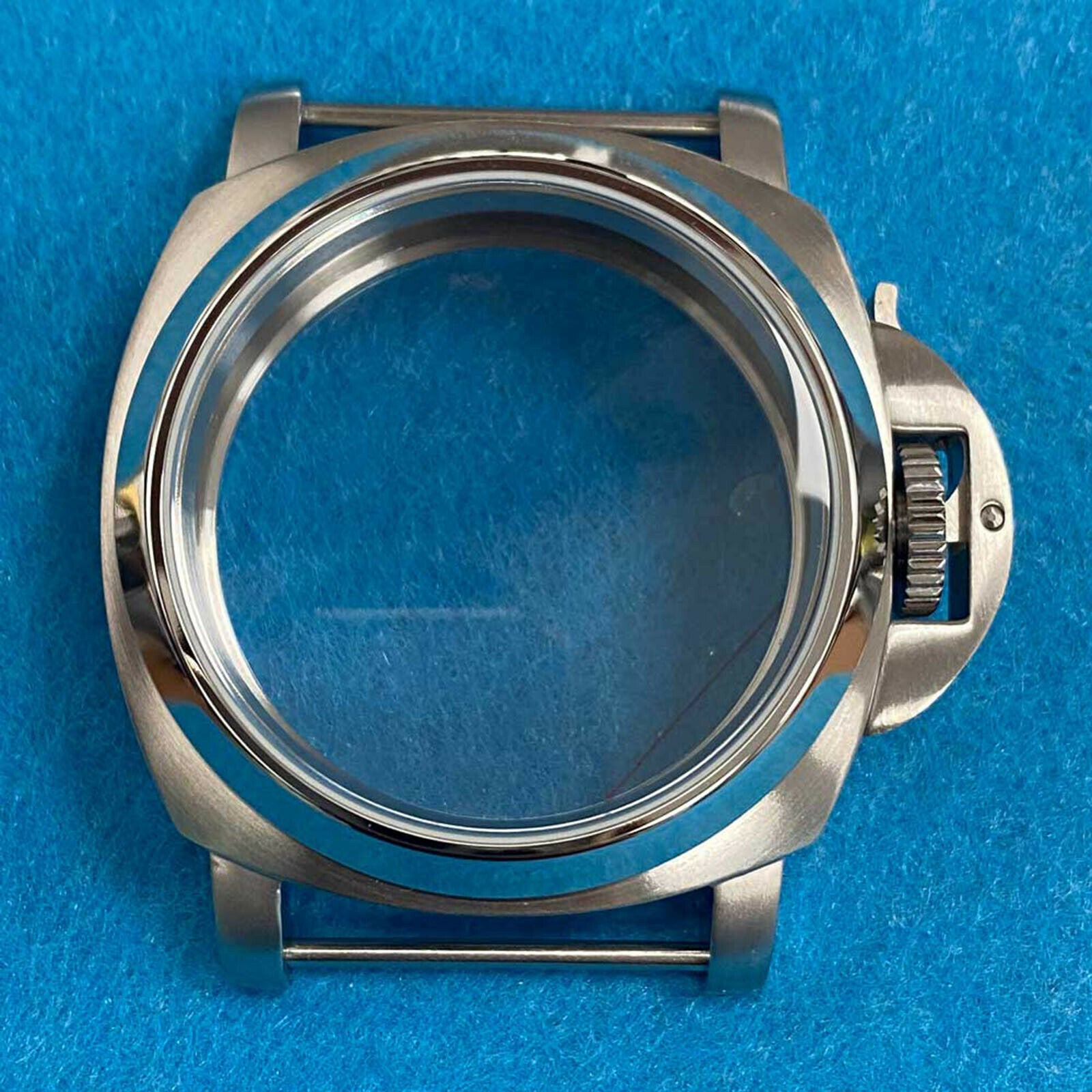 Stainless Steel Watch Case PAM 44MM for ETA 6497/6498 Seagull ST36 Movement