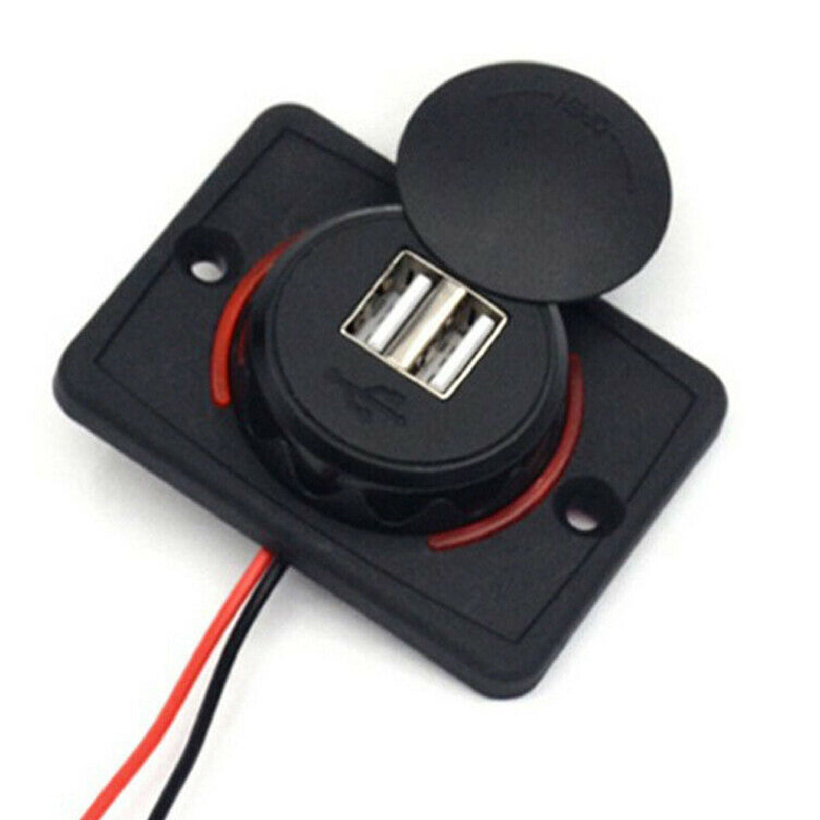 2-USB Charging Port For Boat Car Bus Caravan Camper 12-24V 3.1A Socket Useful