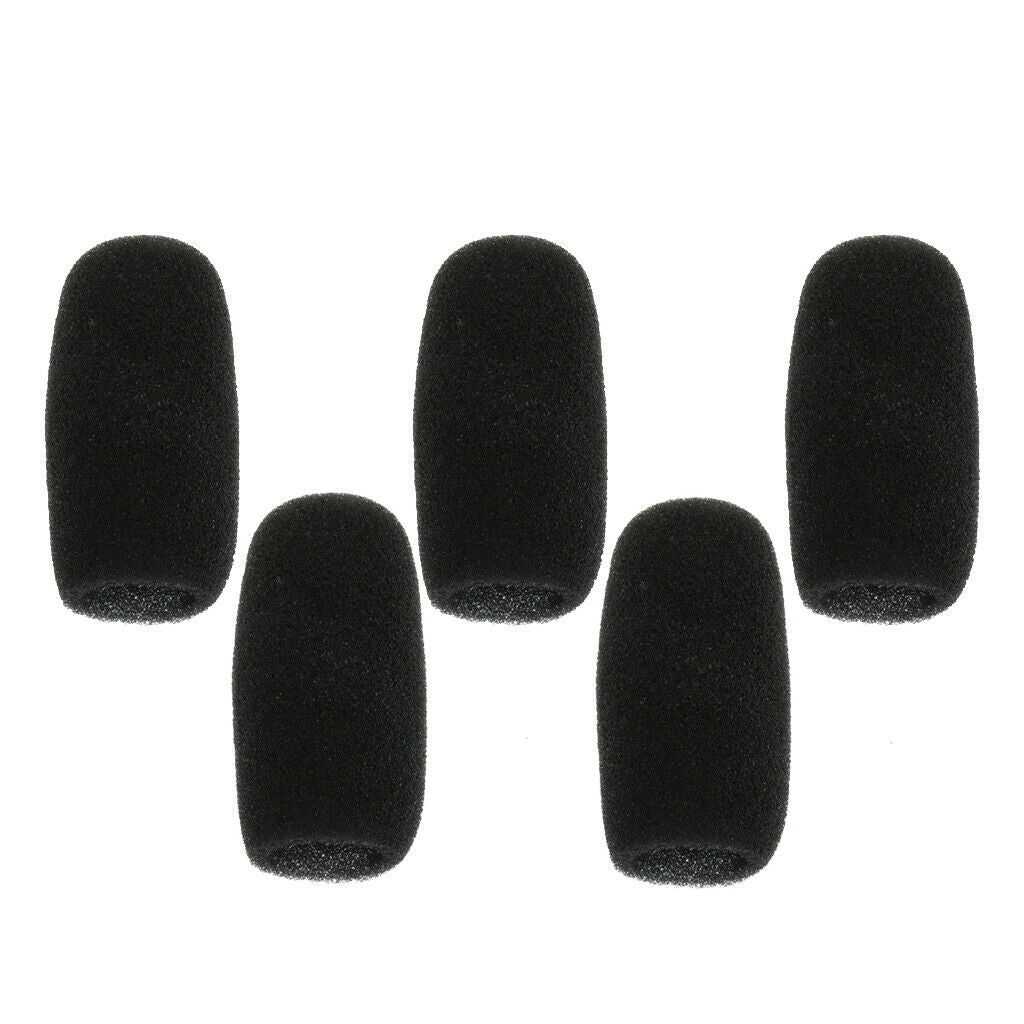 5 Pcs   Filter Windscreen Sponge Windshileld Interview Microphone Cover M5