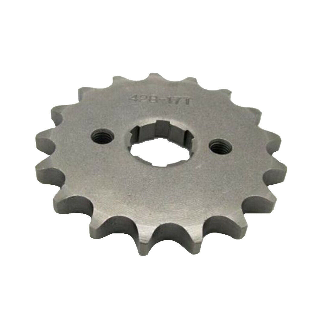Front Sprocket 428-17T 20mm Shaft for Pit Trail Dirt Bike ATV Quad Motorcycle