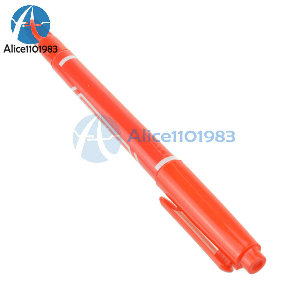 10PCS CCL Anti-etching PCB circuit board Ink Marker Red Double Pen For DIY PCB