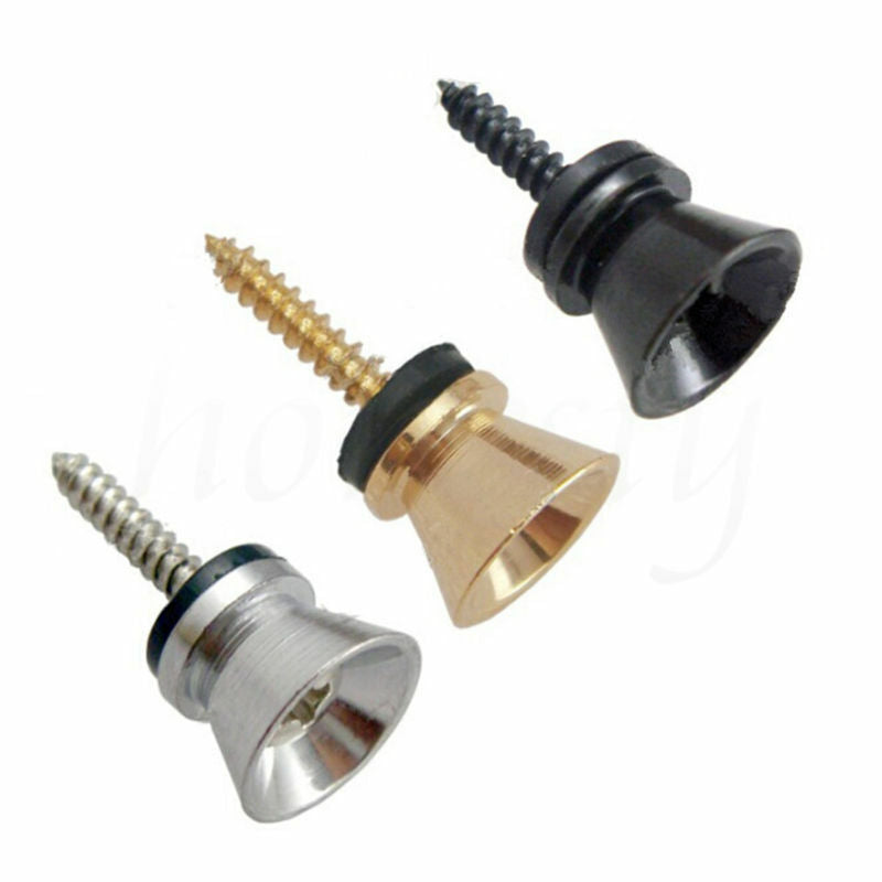 5 sets Guitar Strap Button Screw Lock for Electric Acoustic Guitar Bass Parts