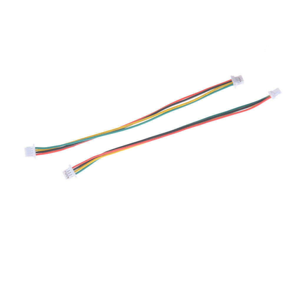 10 x Mini Micro SH 1.0mm 4-Pin JST Double Connector Plugs Wires Cables 10.l8