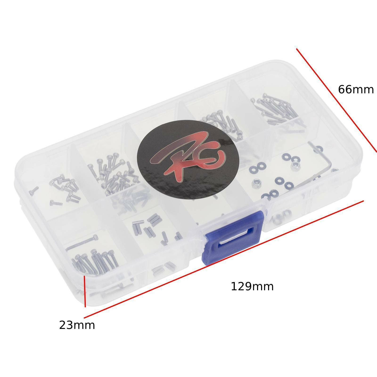 M1.4 Screws Nuts Kit Fit for Axial SCX24 1/24 RC Crawler Car AXI00002 Repair