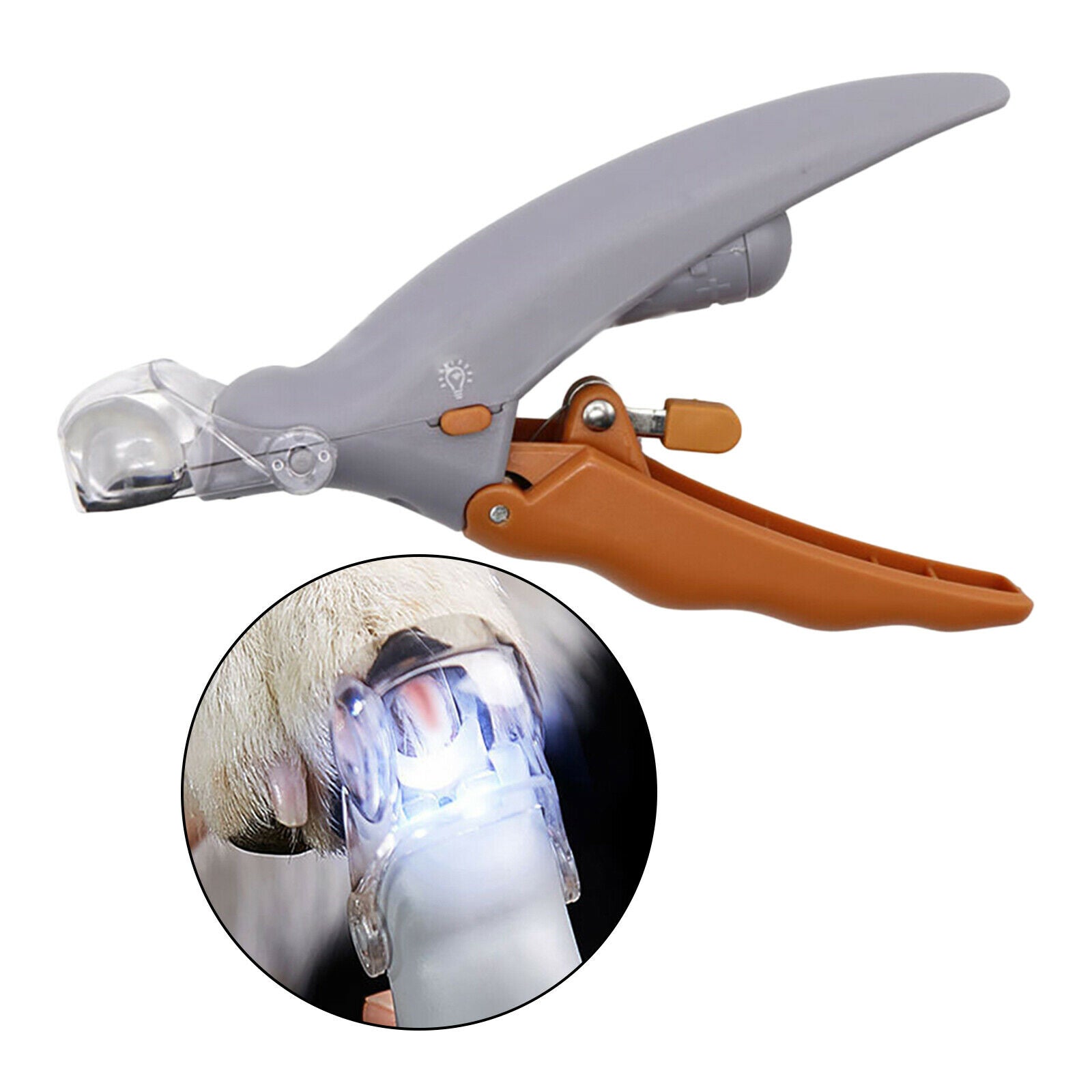 Professional safety nail cutters and clippers for pets with LED