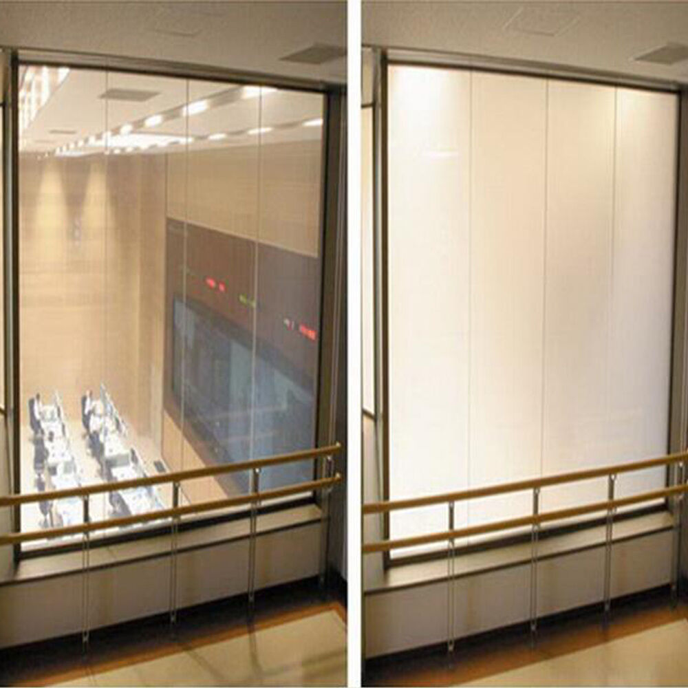 20x20cm PDLC Smart Switchable Glass Film Electrochromic Vinyl+2W powersupply