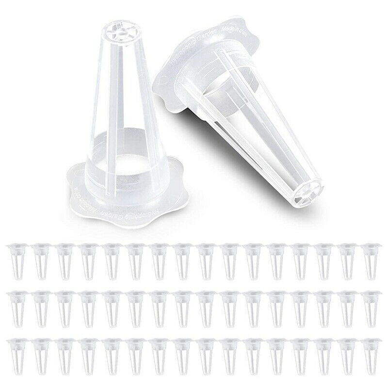 50 Plant Baskets, Pod-Shaped Plastic Slotted Net Plant Cups, Suitable for AeF8T7