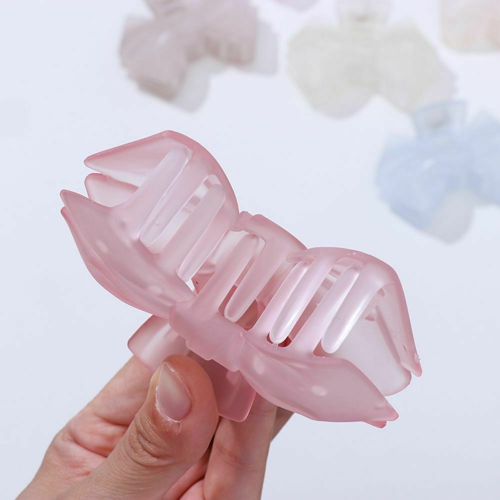 Girls Matte Bath Large Size Claw Clamps Hairpin Hair Clip Headdress