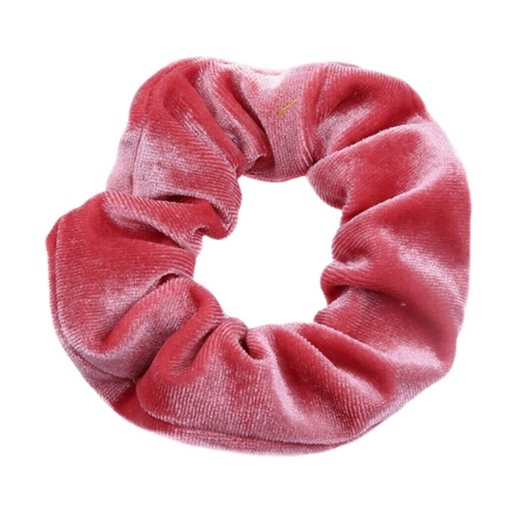 50Pack Velvet Scrunchies Mixed Hair Band Rubber Hair Tie Ponytail Holder