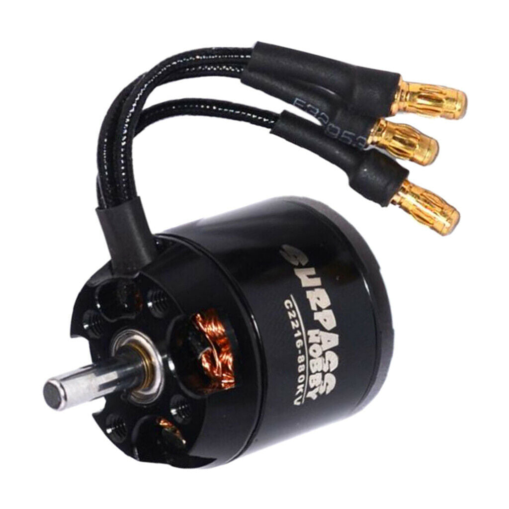 2216 880KV 14 Poles Brushless Motor for RC Fixed Airplane Parts