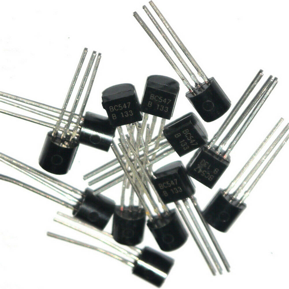 50PCS BC547 TO-92 NPN 45V 0.1A Transistor