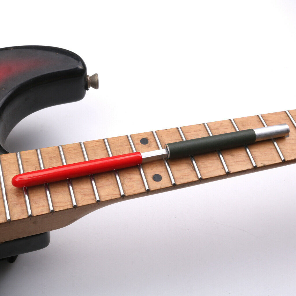 Portable Guitar Bass Fret Dressing Crowning File Sanding Tool Polishing