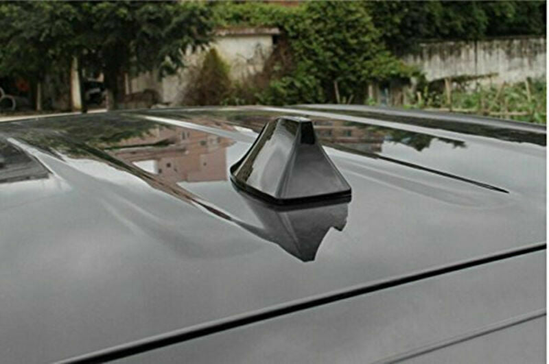 Auto Car Roof Radio AM/FM Signal Shark Fin Aerial Antenna Replacement Kit Black