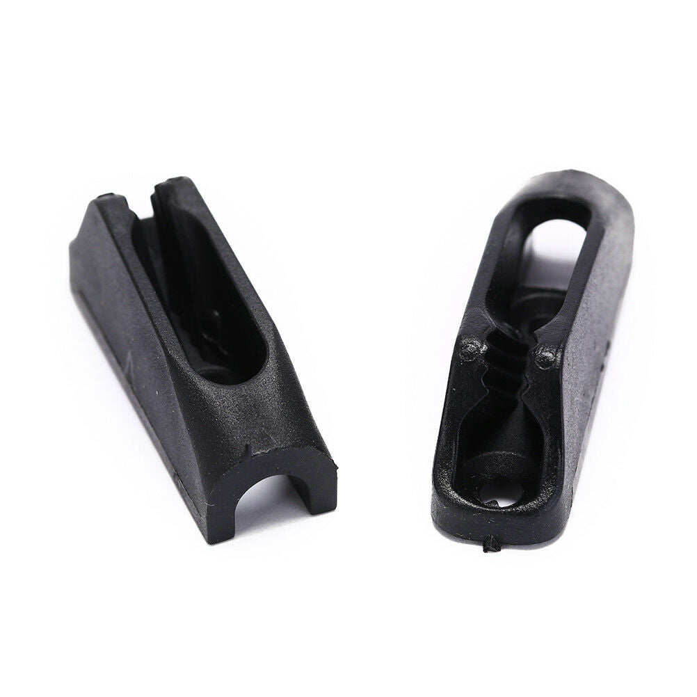 2Pcs Black Nylon Self-lock Rope Cord Tensioner Runner for Kayak accessor.l8