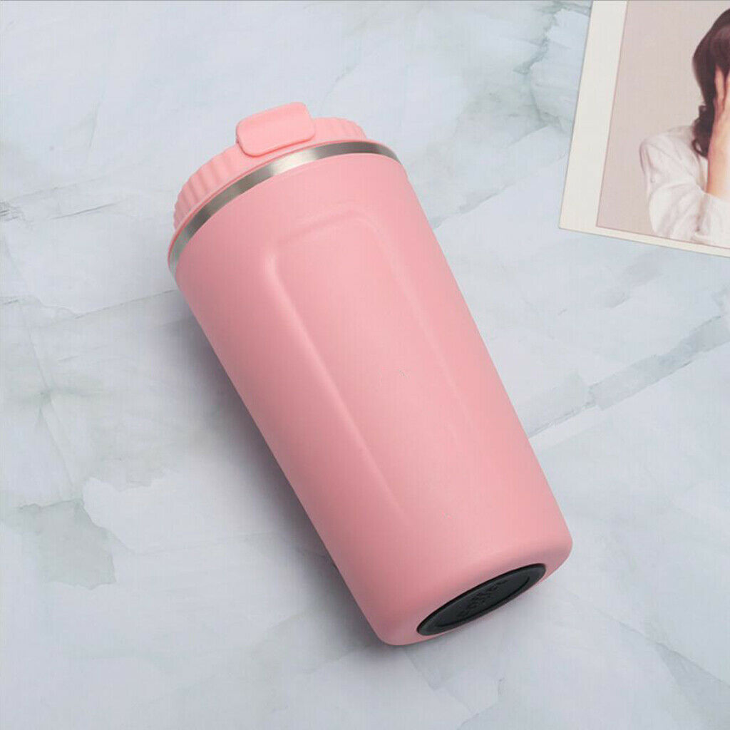 2Pcs 380ml Stainless Steel Insulated Tumbler for Coffee Car Durable BPA FREE