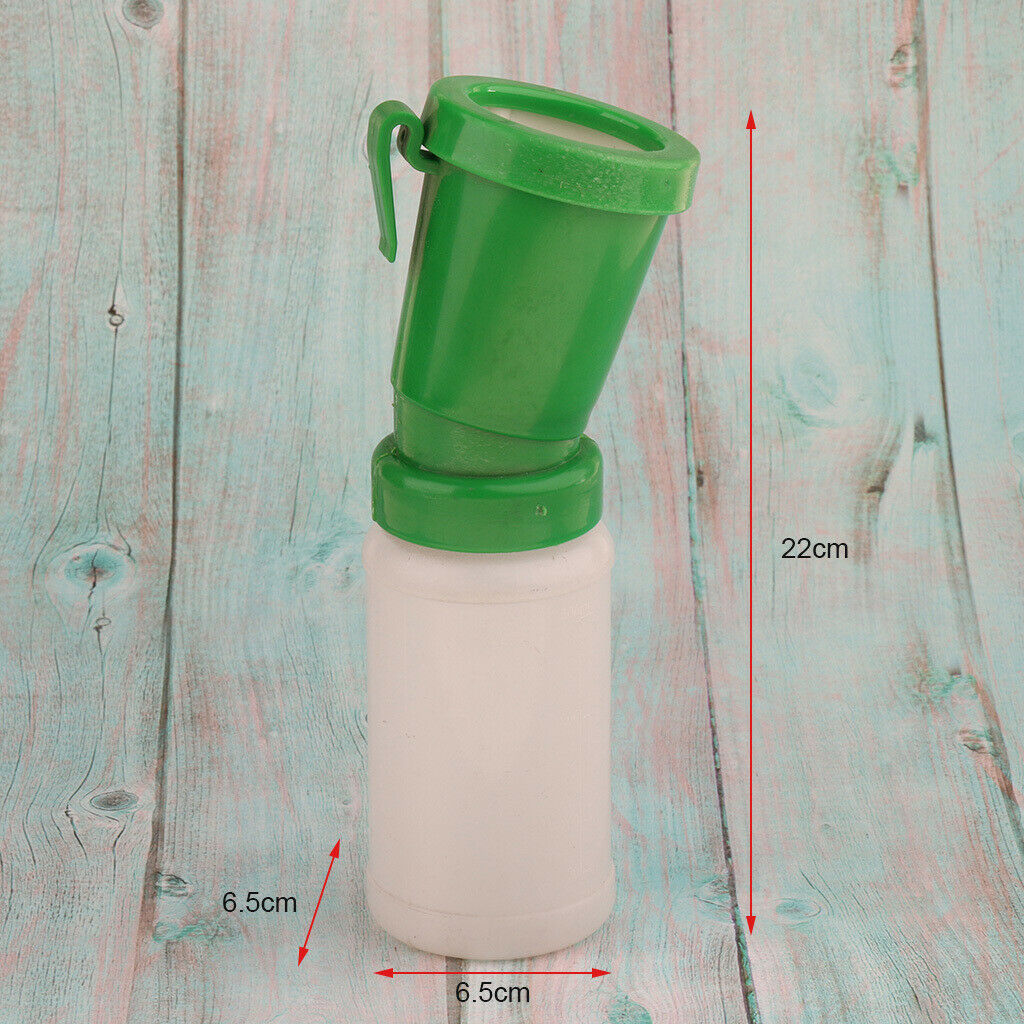 Goat Teat Dip Cup Plastic Cleaning Cup Green Non Reflow Nipple Cleaning