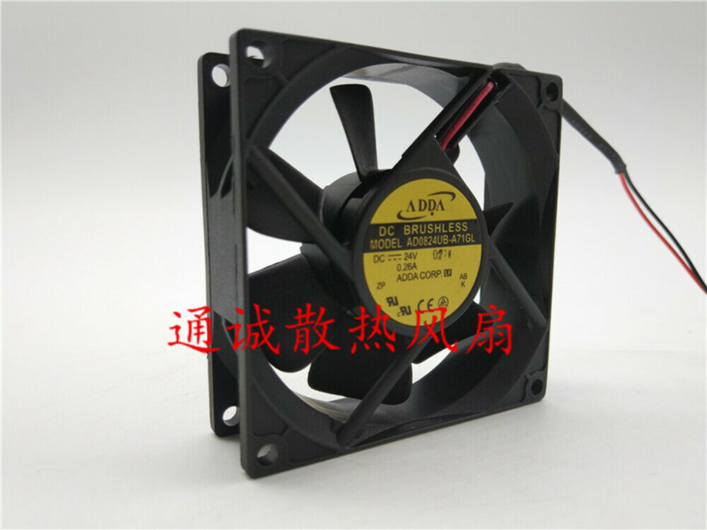 Applicable for the new ADDA AD0824UB-A71GL 24V 0.26A 8 cm 8025 inverter fan