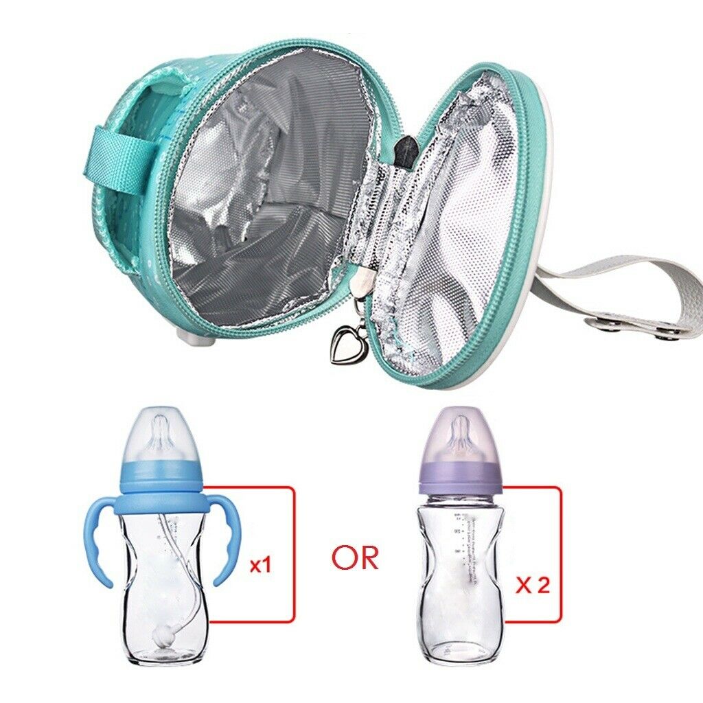 Portable Mummy Feeding Bottle Warmer USB Heating Baby Bottle Bag Pouch